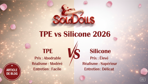 Poupée sexuelle TPE vs Silicone - comparatif complet 2026 - SoldDolls
