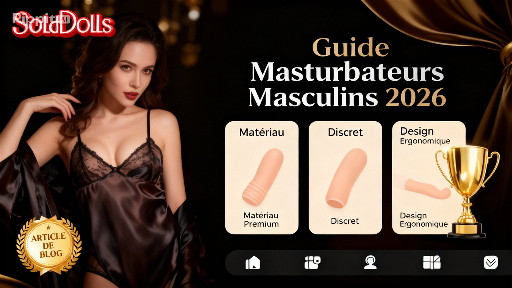 Guide masturbateurs masculins 2026 - choisir le meilleur sextoy homme
