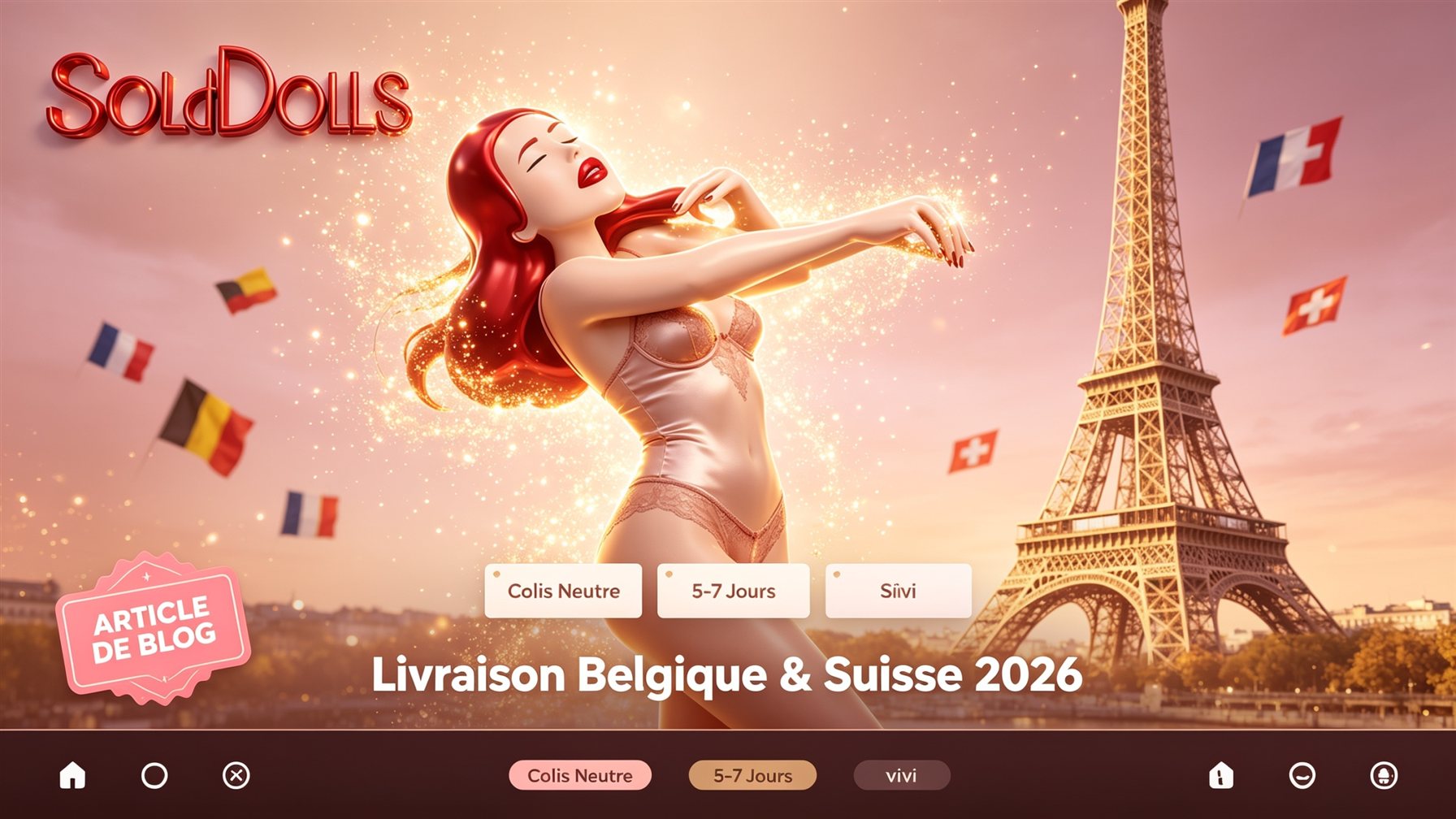 Livraison poupée sexuelle Belgique et Suisse 2026 - SoldDolls
