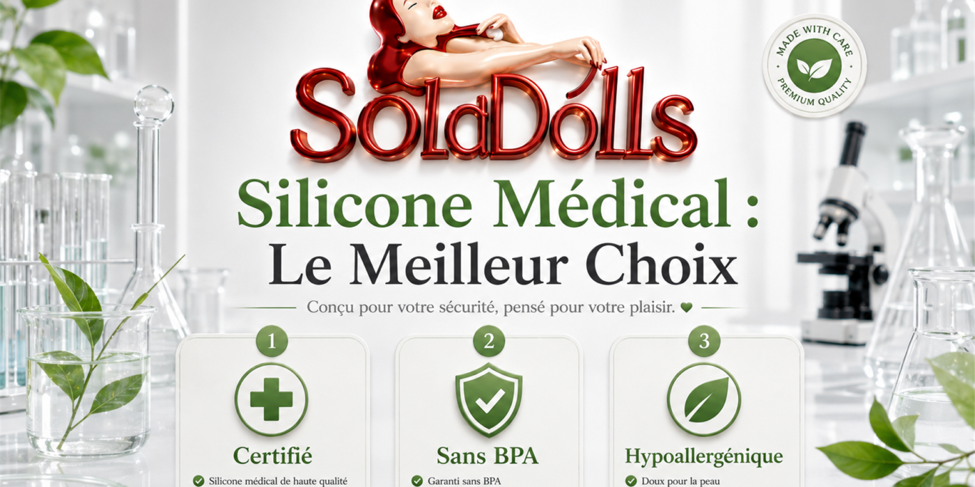 Silicone médical poupée sexuelle - matériau premium hypoallergénique