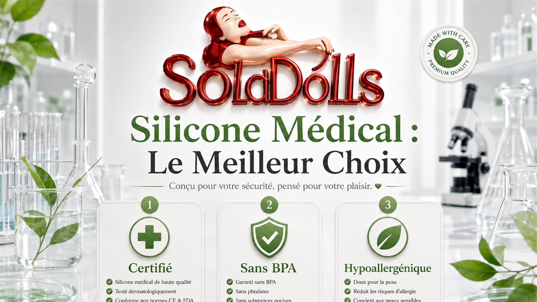 Silicone médical poupée sexuelle - matériau premium hypoallergénique