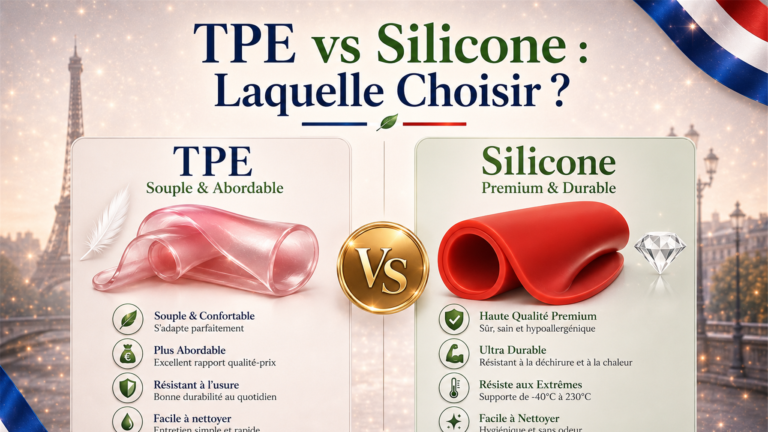 Poupée sexuelle TPE vs silicone : laquelle choisir en 2026