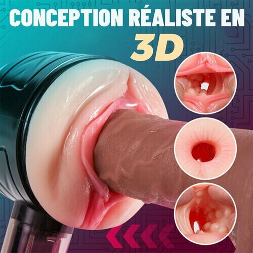 10 Vibration Anale et Vaginale 2 en 1 Masturbateur portatif