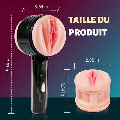 10 Vibration Anale et Vaginale 2 en 1 Masturbateur portatif