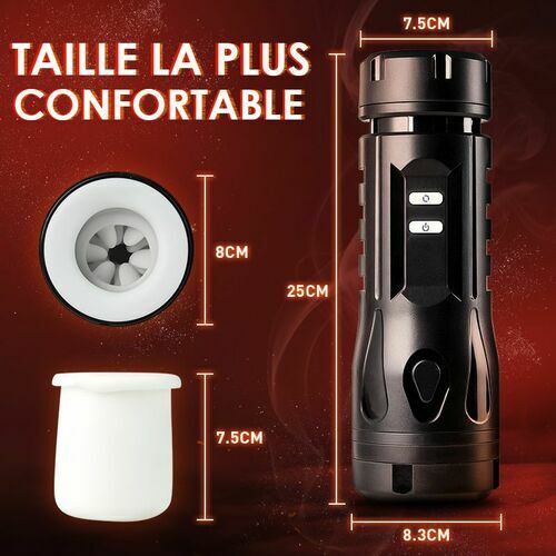 3 Va-et-vient et rotation à 5 fréquences Masturbateur masculin