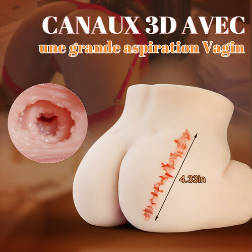 5 Masturbateur réaliste pour vagin et cul 3 kg