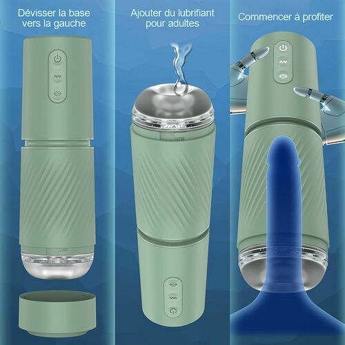Abyss - Pompe à pénis à vide 10 succions & 10 vibrations - Pompe d'agrandissement - Masturbateur masculin - photo 6