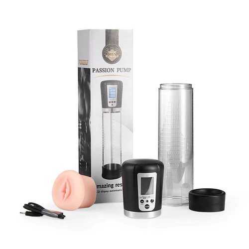 Agrandisseur de pénis Pompe à pénis 4 Écran LCD à pression d'air