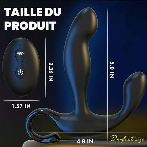 Aladdin 10 Ondulations 10 Vibrations Stimulation de la Prostate Pour Débutant Anal toy