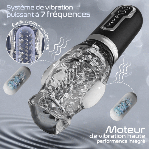 Amber - 7 Vibrant 5 Rotating Thrusting Fellation Masturbateur