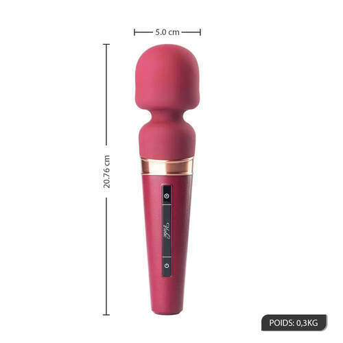 Appareil de massage AV Vibromasseur avec 7 vibrations et 5 vitesses, VIOTEC