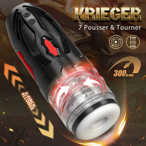 Armor 7 Va-et-vient Rotations Masturbateur Cup Visible