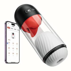 Banshee - Masturbateur Oralsex 4 en 1，Détachable，9Rotation 9Vibration，IPX7