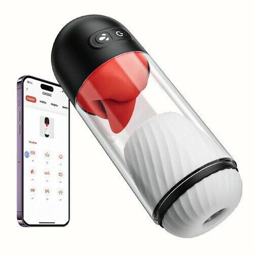 Banshee - Masturbateur Oralsex 4 en 1，Détachable，9Rotation 9Vibration，IPX7