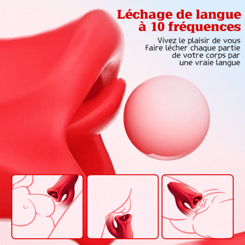 Bisou | vibromasseur pour femme G-Point-Slap avec design de langue