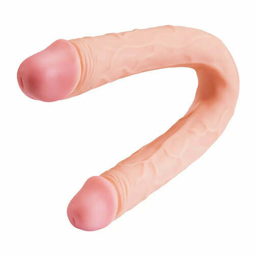 Double gode réaliste pour femmes, lesbiennes et hommes gays