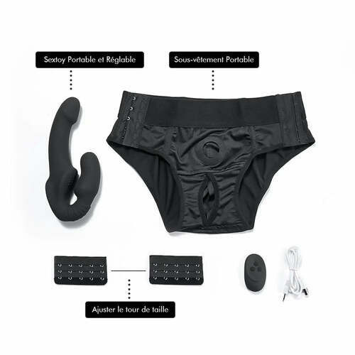 DRAGON DOUBLE Stimulateur de prostate pour sextoy en couple avec 10 vibrations