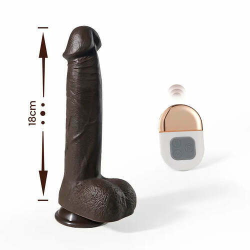EAGLE Cock Gode réaliste de 18 cm de long et 4 cm de diamètre, avec mouvements de va-et-vient et vibrations