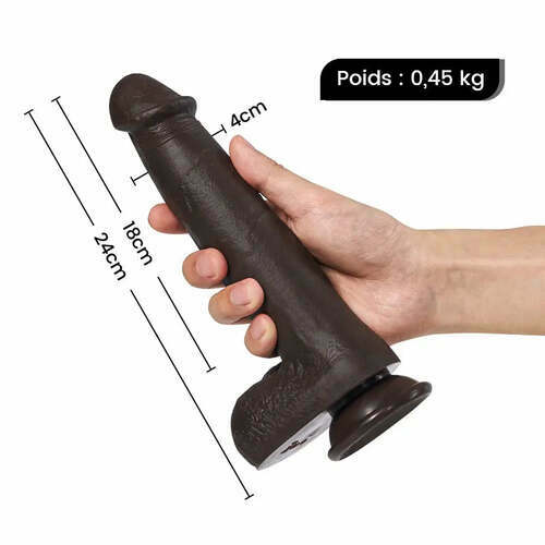 EAGLE Cock Gode réaliste de 18 cm de long et 4 cm de diamètre, avec mouvements de va-et-vient et vibrations