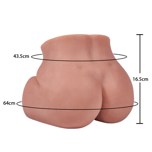 EVA Masturbateur réaliste 3kg à 6 fréquences de vibration, peau brun