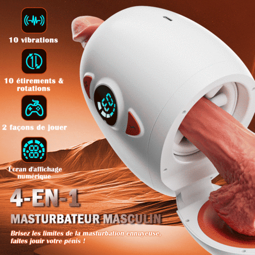 Explorer - Innovative Pleasure Masturbateur électrique à double entrée Massage des