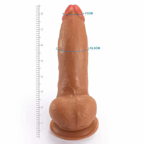 Gode réaliste anal de 22 cm avec ventouse