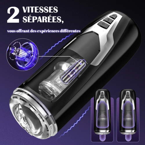 GUERRIER Masturbateur Cup tourbillon automatique 3 en 1