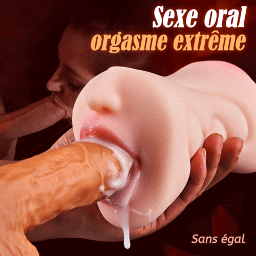Jouet sexuel oral clitoridien à texture 3D Stroker 2 en 1 Pocket Pussy 0,8 kg