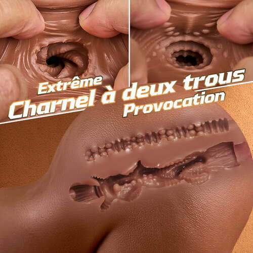 Lara - Infirmière ronde et douce, brune et blanche, double canal, réaliste