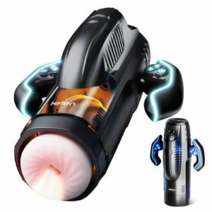 LETEN Gobelet de Masturbation Chauffant avec 10 Modes de Poussée et de Succion