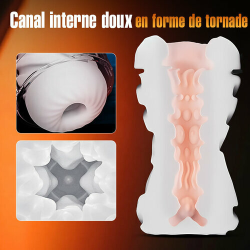 LETEN Gobelet de Masturbation Chauffant avec 10 Modes de Poussée et de Succion