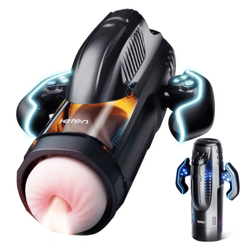 LETEN Gobelet de Masturbation Chauffant avec 10 Modes de Poussée et de Succion