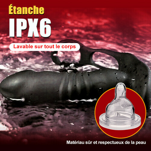 SAUL Vibromasseur de prostate avec 3 mouvements de va-et-vient et 12 vibrations