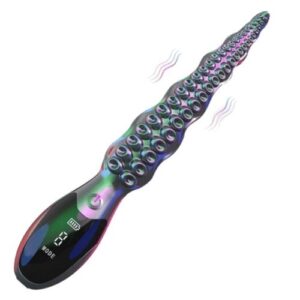 Gode vibrant réaliste en forme de pieuvre – Tentacules de pieuvre à affichage LED