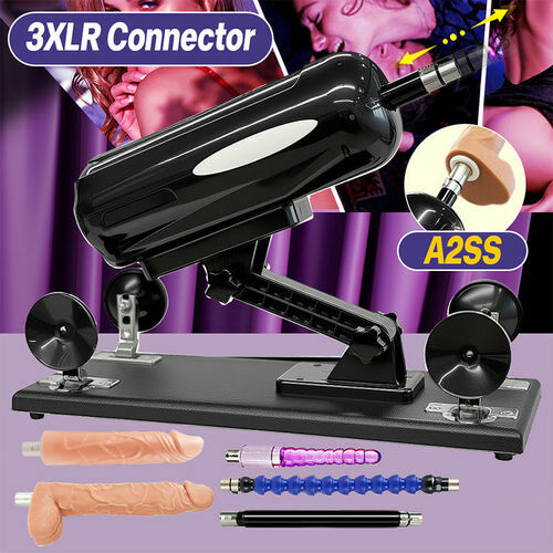 Machine sexuelle multifonction avec angle réglable à 120° et 5 accessoires