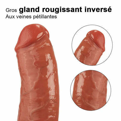 MACHO Gode de 13 cm avec 7 battements et 10 vibrations