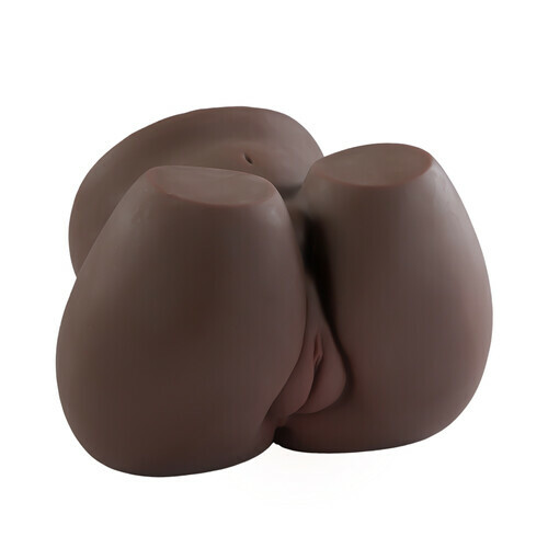 Mantou Hip Marron Noir Masturbateur Réaliste 5kg 1:1