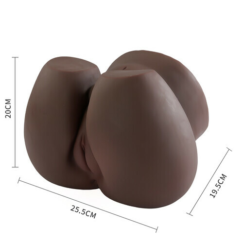 Mantou Hip Marron Noir Masturbateur - poupée sexuelle réaliste, photo 6