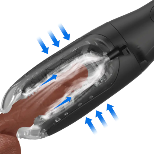 Masturbateur cup automatique, sexe oral, 4 modes de succion, 10 modes de vibration