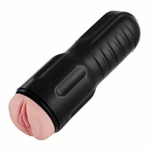 Masturbateur Cup manuelle avec entrée réaliste, 10 vibrations