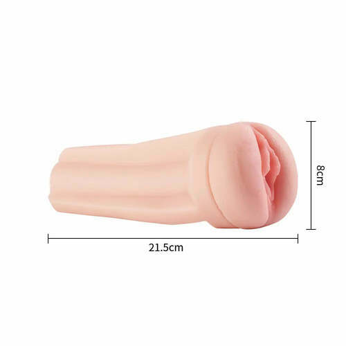 Masturbateur Cup manuelle avec entrée réaliste, 10 vibrations
