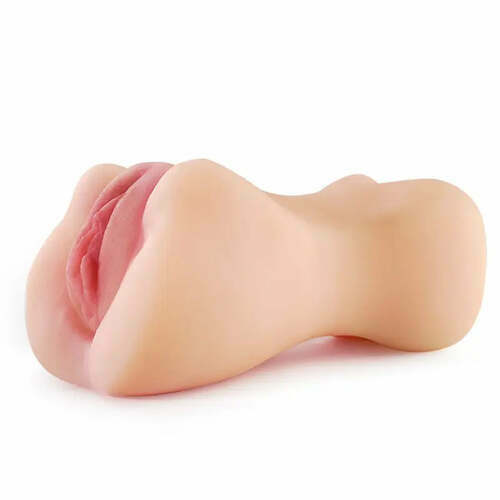 Masturbateur de poche réaliste avec vulve, clitoris et Vaginette