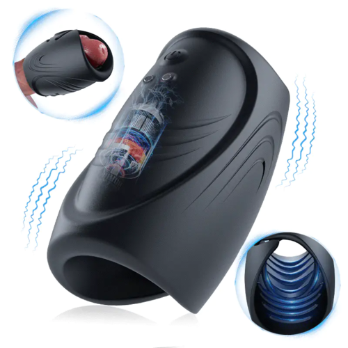 Masturbateur Entraîneur De Pénis Électrique avec 10 vibrations