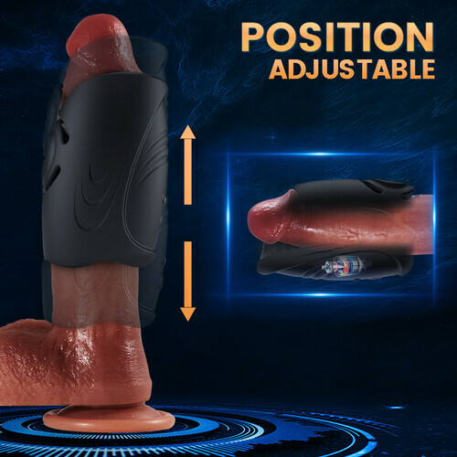 Masturbateur Entraîneur De Pénis Électrique avec 10 vibrations - photo 2