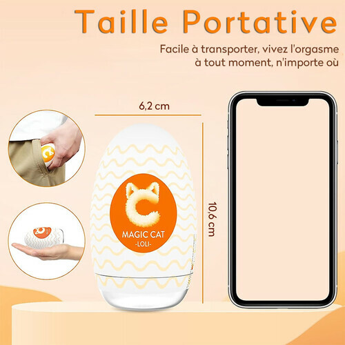 Masturbateur Oeuf Poche Chatte Masturbateur réaliste