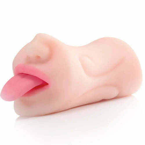 Masturbateur réaliste avec dents simulées pour sexe oral masculin, vaginette, poids de 482 g