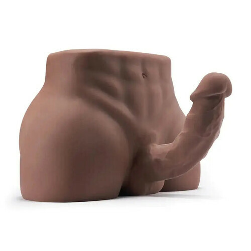 Masturbateur réaliste avec gode en chocolat