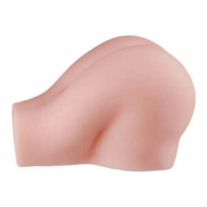 Masturbateur réaliste de petite fesse avec double canal vaginal et anal, poids de 1,1 kg