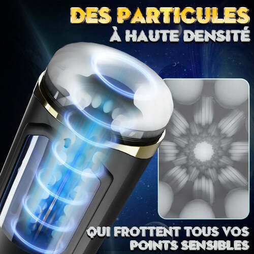 Masturbation électrique Océan avec mouvements de va-et-vient, succion et vibrations