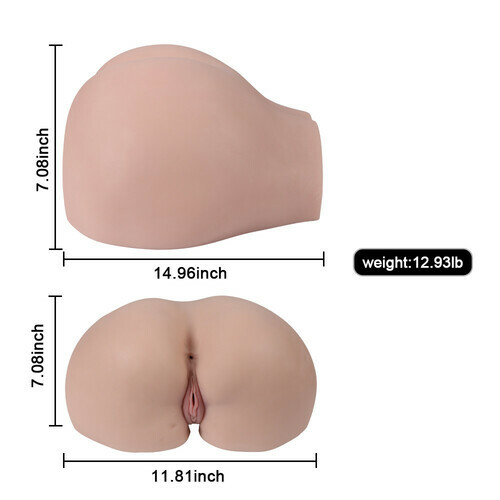 Fessier réaliste, 6,5 kg
